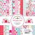 Doodlebug Double Sided Paper Pad 6 inch X6 inch 24 Per Pkg Lots Of Love 12 Designs