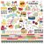 Summer Lovin Cardstock Stickers 12 inch X12 inch Combo