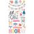 Celebrate Chipboard Stickers 6Inch X12Inch