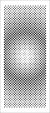 Crafters Workshop Slimline Stencil 4 Inch X9 Inch Halftones