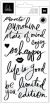 Heidi Swapp Sun Chaser Clear Stamps Phrases