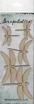 Scrapaholics Laser Cut Chipboard 2mm Thick Dragonflies 2 5 Per Pkg 1.5 inch To 2.5 inch 