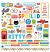 Meow Stickers 12 inch X12 inch Elements