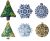 Bucilla Felt Ornaments Applique Kit Set Of 6 Holid