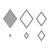 Spellbinders Etched Dies Mini Diamonds Color Block