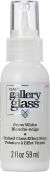 FolkArt Gallery Glass Paint 2oz Snow White