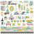 Say Cheese Fantasy At The Park Cardstock Stickers 12 inch X12 inch Combo