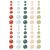 Baking Spirits Bright Enamel Dots Embellishments 60 Per Pkg 