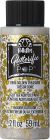 Folkart Glitterific Pop Acrylic Paint 2oz Golden Treasure