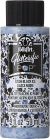 Folkart Glitterific Pop Acrylic Paint 2oz Black Ice