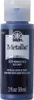 FolkArt Metallic Acrylic Paint 2oz Midnight Blue