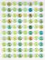Craft Consortium Adhesive Enamel Dots 80 Per Pkg Ocean Tale