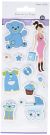 Boy Shower Handmade Glitter Stk