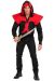 Men's Red & Black Hooded Assassin Costume – XL/XXL