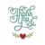 Sizzix Thinlits Die Set 3PK Phrase, Thank You With Hearts