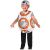 Toddler BB-8 Droid Costume Romper with Matching Hat, Sizes 2T–3T