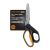 Fiskars Pro PowerArc Shop Shears, Heavy Duty Stainless Steel Scissor, Industrial Grade Tool for Building and Construction, 10 in, Orange/Black