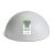 FloraCraft SmoothFōM Hollow Half Ball 5.9 Inch x 11.9 Inch White