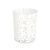 David Tutera Illusion Lace Print Votive White
