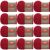 Spinrite Red Heart Scrubby Yarn Cherry Pack of 12 Skein