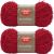 Spinrite Red Heart Scrubby Yarn Cherry Pack of 2 Skein