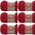 Spinrite Red Heart Scrubby Yarn Cherry Pack of 6 Skein