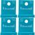 Spinrite Coats Eloflex Stretch Thread 225yd Box White 1 Pack of 4 Piece