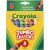 Crayola Jumbo Crayons Peggable Tuck Box 
