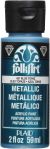 FolkArt Metallic Acrylic Paint 2oz Blue Topaz