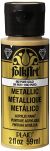 FolkArt Metallic Acrylic Paint 2oz Pure Gold