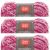 Spinrite Red Heart Scrubby Yarn Candy Pack of 3 Skein