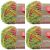 Spinrite Red Heart Scrubby Yarn Tropical Pack of 4 Skein