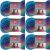 Spinrite Red Heart Unforgettable Yarn Gossamer Pack of 6 Skein