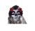 Kbw Women s Day of the Dead Flowers and Veil Full Mask