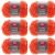 Spinrite Red Heart Scrubby Sparkle Yarn Orange Pack of 6 Skein