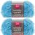 Spinrite Red Heart Scrubby Sparkle Yarn Icepop Pack of 2 Skein