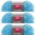 Spinrite Red Heart Scrubby Sparkle Yarn Icepop Pack of 3 Skein