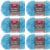 Spinrite Red Heart Scrubby Sparkle Yarn Icepop Pack of 6 Skein