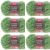 Spinrite Red Heart Scrubby Sparkle Yarn Avocado Pack of 6 Skein