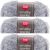 Spinrite Red Heart Scrubby Sparkle Yarn Oyster Pack of 3 Skein