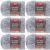 Spinrite Red Heart Scrubby Sparkle Yarn Oyster Pack of 6 Skein