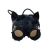 Black Steampunk Kitty Cat Women s Costume Half Mask with Goggles Masquerade