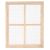 Craftwood 4 Panel Chicken Wire Window Panel 16 X 20 Inches