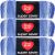 Spinrite Red Heart Super Saver Ombre Yarn Baja Blue Pack of 3 Skein