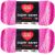 Spinrite Red Heart Super Saver Ombre Yarn Jazzy Pack of 2 Skein