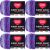 Spinrite Red Heart Super Saver Ombre Yarn Violet Pack of 6 Skein