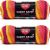 Spinrite Red Heart Super Saver Yarn Fruity Stripe Pack of 2 Skein