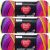 Spinrite Red Heart Super Saver Yarn Bright Stripe Pack of 3 Skein