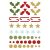 7331 Classic Christmas Enamel Dots Shapes