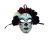 Women s Day of Dead Full Face with flowers Mask